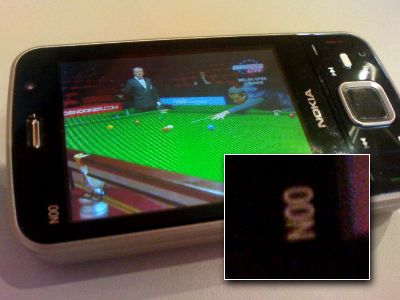 A Nokia N96 phone showing "N00" as its model number